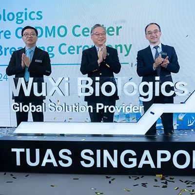 WuXi Biologics breaks ground on CRDMO center in Singapore